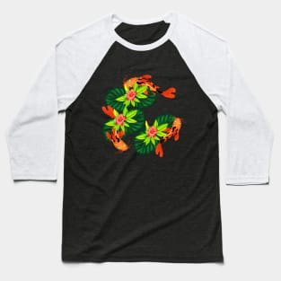 Koi fish Japanese Tropical Fish Baseball T-Shirt